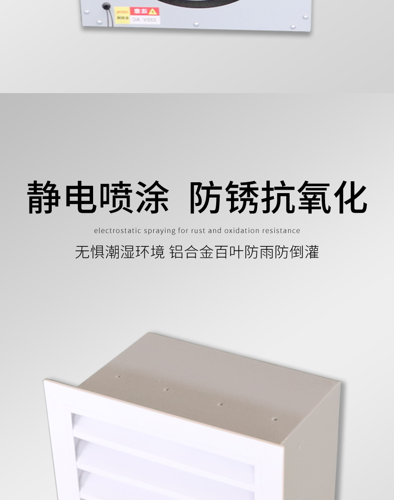 方形壁式軸流（liú）風機