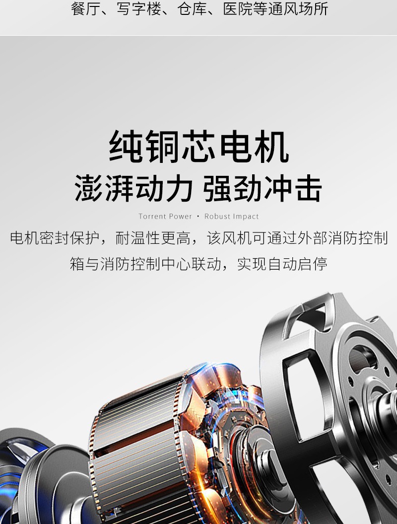 消（xiāo）防排煙軸流風機